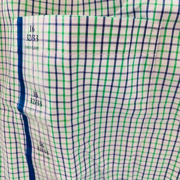 NEW LONG SLEEVE MENS PLAID SHIRT SIZE 16 32/33 - Picture 6 of 7